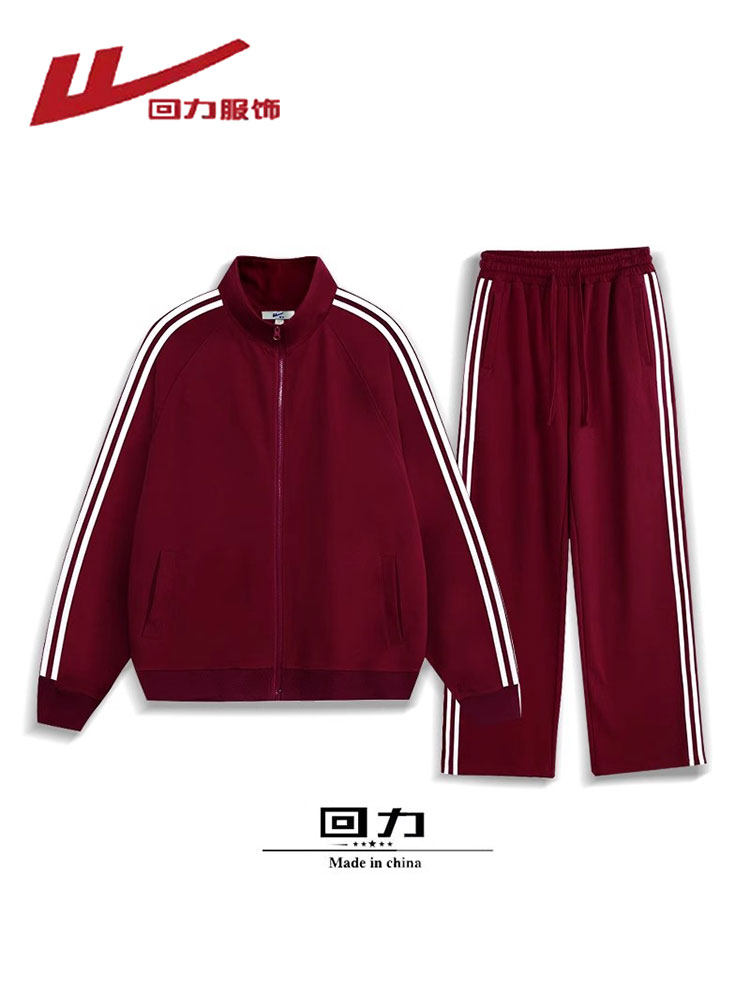 PULL BACK 2025 SPRING AND AUTUMN WINTER VELVET THICKENED SUIT MENS AND WOMENS YEAR OF THE SNAKE BURGUNDY NEW YEAR DRESS COUPLE SWEATSHIRT JACKET