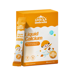 【300mg高钙版】小小伞有机钙镁锌含D3含K2香橙酸奶味30条/盒