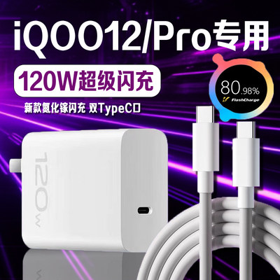 适用iQOO12系列120W充电器