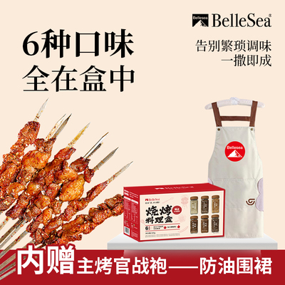 Bellesea烧烤料理盒烤串撒料蘸料腌制调味料户外露营野炊西式香料