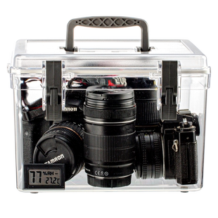 爱保相机防潮箱单反镜头干燥箱摄影器材电子元器茶叶收藏密封盒收纳柜家用邮票麦克风数码防尘包吸湿卡除湿剂