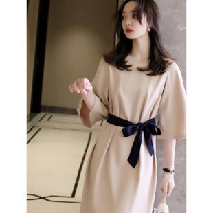 2026年新款 夏装 女连衣裙 时尚 EGG 显气质中长款 SLY极简风垂感好