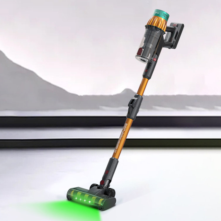 百吉诺无线吸尘器550W大功率长续航手持免弯腰宠物除螨双滚刷