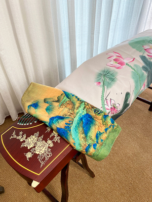 高档！双层古筝防尘罩盖布163cm通用款盖布中国风135cm古琴套琴披