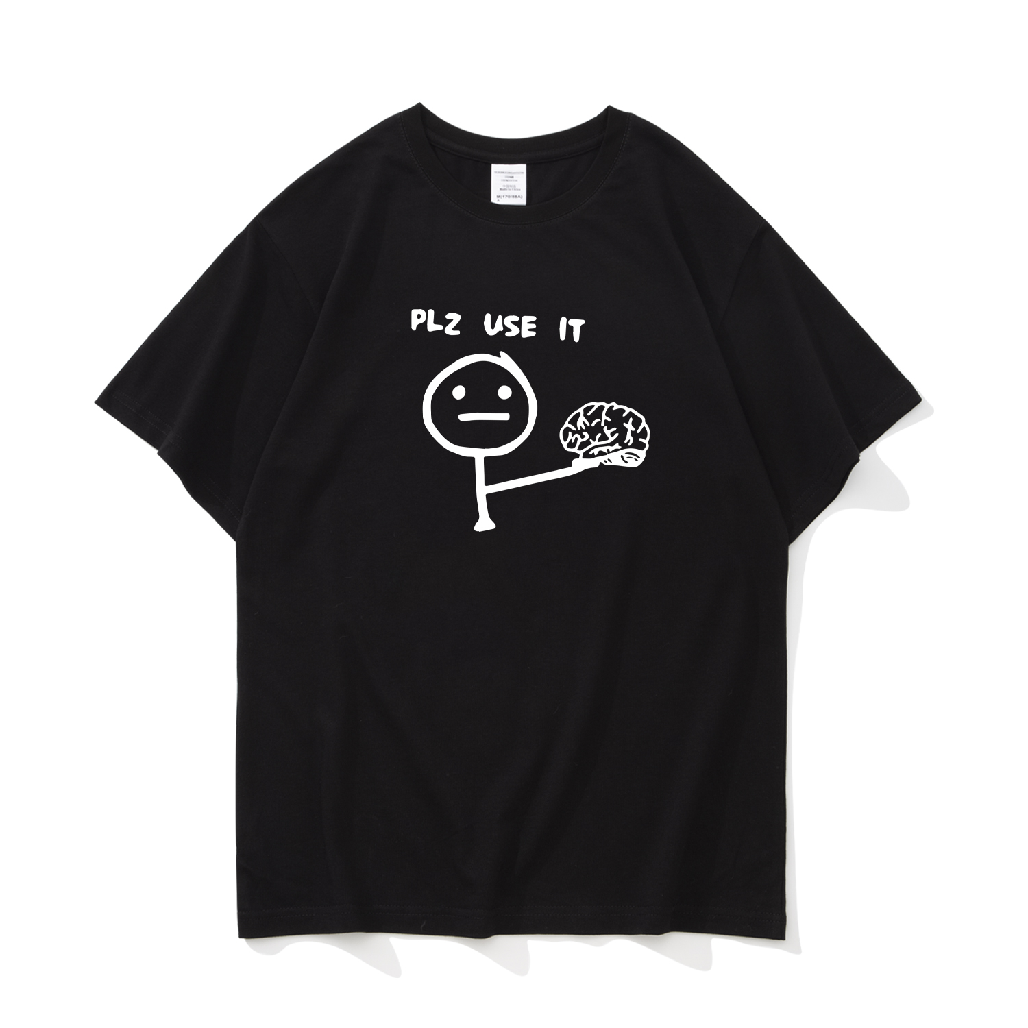 宽松休闲短袖T恤纯棉男士夏季ins