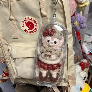 迪士尼挂件保护套公仔遛娃包玩偶玲娜贝儿饼饼钥匙扣包包防尘袋