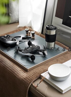 样板房卧室飘窗书桌男女主旅游摄影音乐主题软装收纳饰品组合摆件