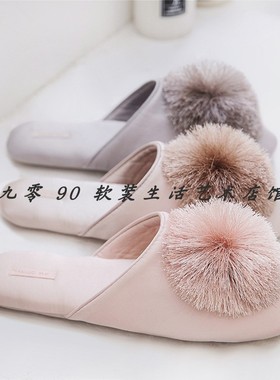 样板房衣帽间丝滑缎面流苏球球舒适家居透气室内静音防滑女玄关柜