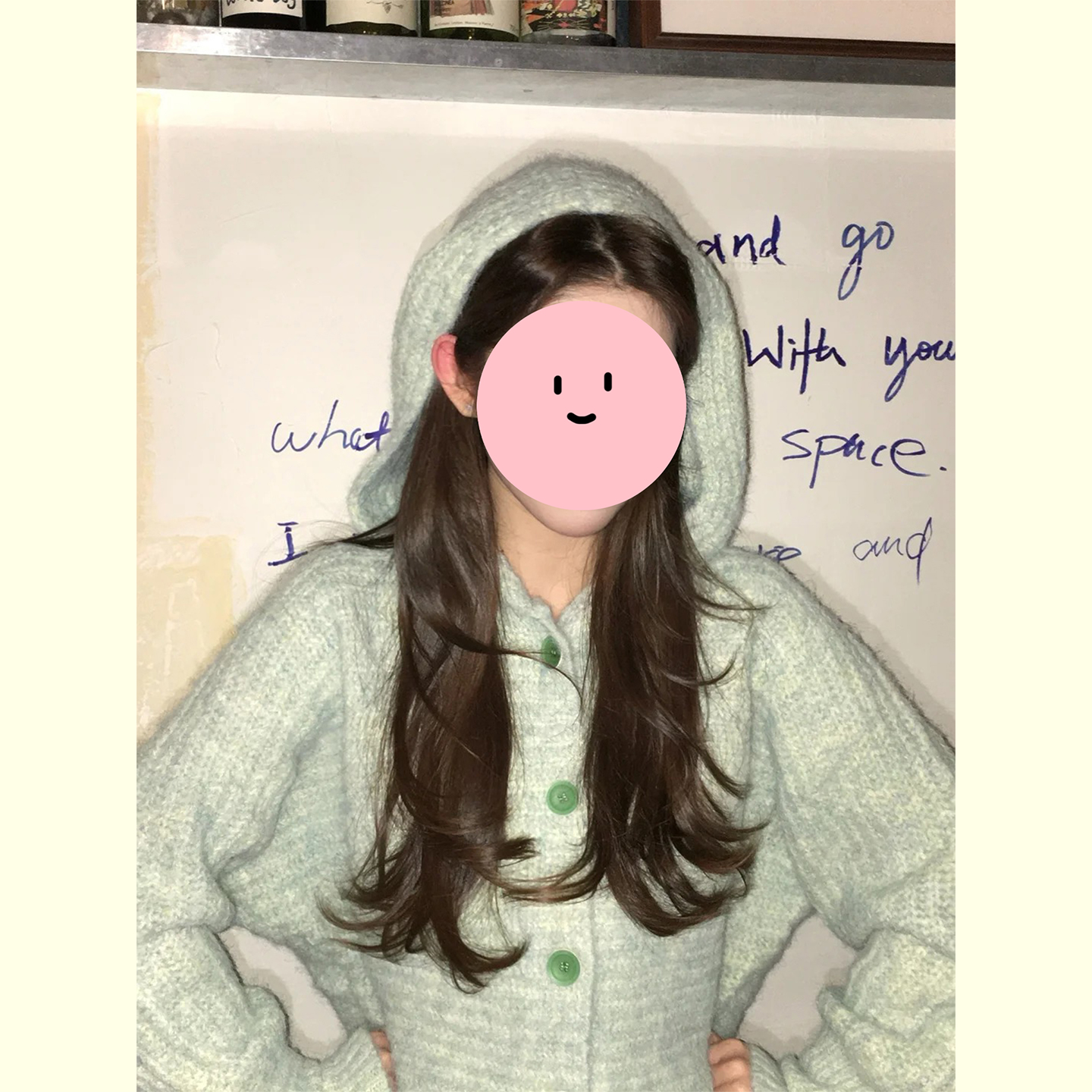 上衣软糯甜美风绿色外套