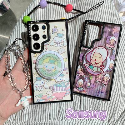创意磁吸卡通玉桂狗用三星GalaxyS25Ultra手机壳S25EDGE/S24/S24FE可爱少女心S23+/23plus全包S23Ultra保护套