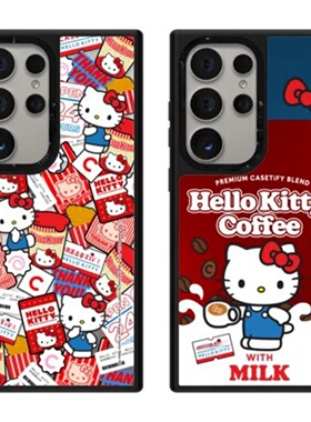 创意镜面磁吸卡通KT猫美乐蒂适用三星GalaxyS26Ultra手机壳S25/S24plus可爱少女心S23plus全包S23Ultra保护套