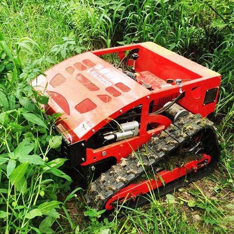 成德 无线遥控碎草机 山地荒草除草机 汽油智能碎草机