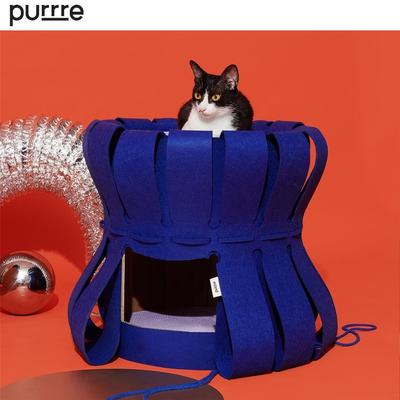 .purrre环形双层猫窝猫抓板一体猫屋猫别墅四季通用猫咪爱玩猫房