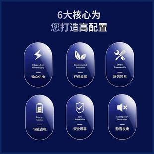 太阳能发电机系统家用220V全套光伏板发电板户外太阳能应急蓄电池