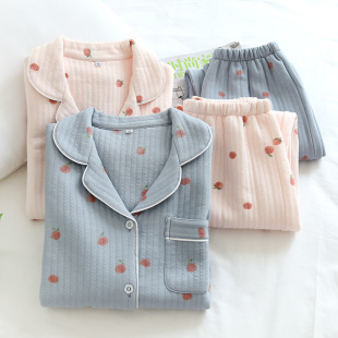 sleeved long thin Household pajamas家居服薄袖 clothes 睡衣