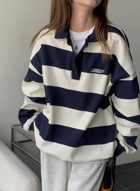 V-neck pullover street hoodie for womenV领套头衫街头连帽衫