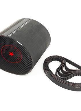 同步皮带梯形橡胶同步带步进电机皮带110XL系列55齿279.4长10MM宽