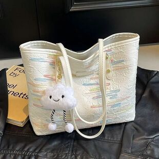 凯思琳时尚小众包包2024包女新款百搭大学生单肩通勤大容量托特包