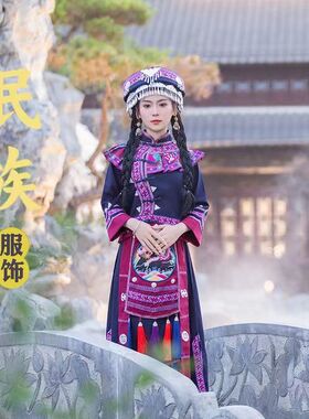 苗族服装女成人广西壮表演