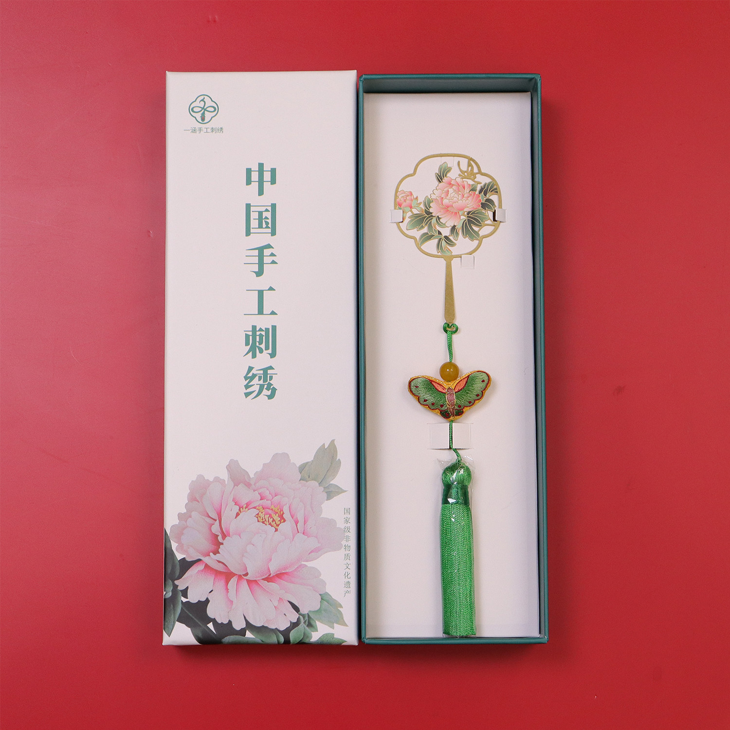 中国风特色礼物送老外手工刺绣书签送小学生教师节礼物非遗工艺品