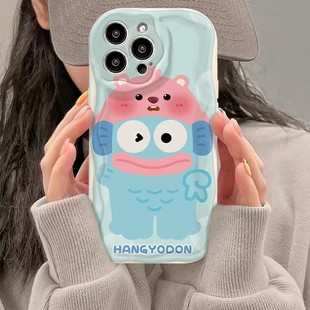 丑鱼汉顿适用小米13手机壳opporeno9华为mate60防摔iqoo10荣耀90可爱vivos12红米iPhone苹果13promax k50