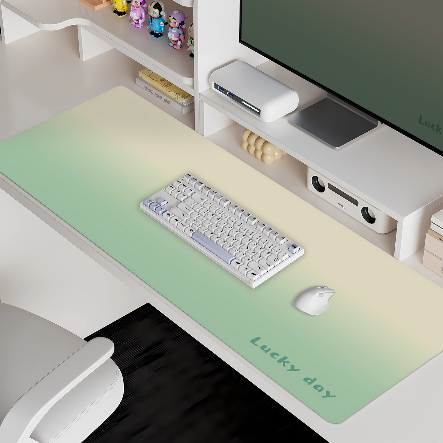 渐变超大工位鼠标垫学习桌垫耐磨
