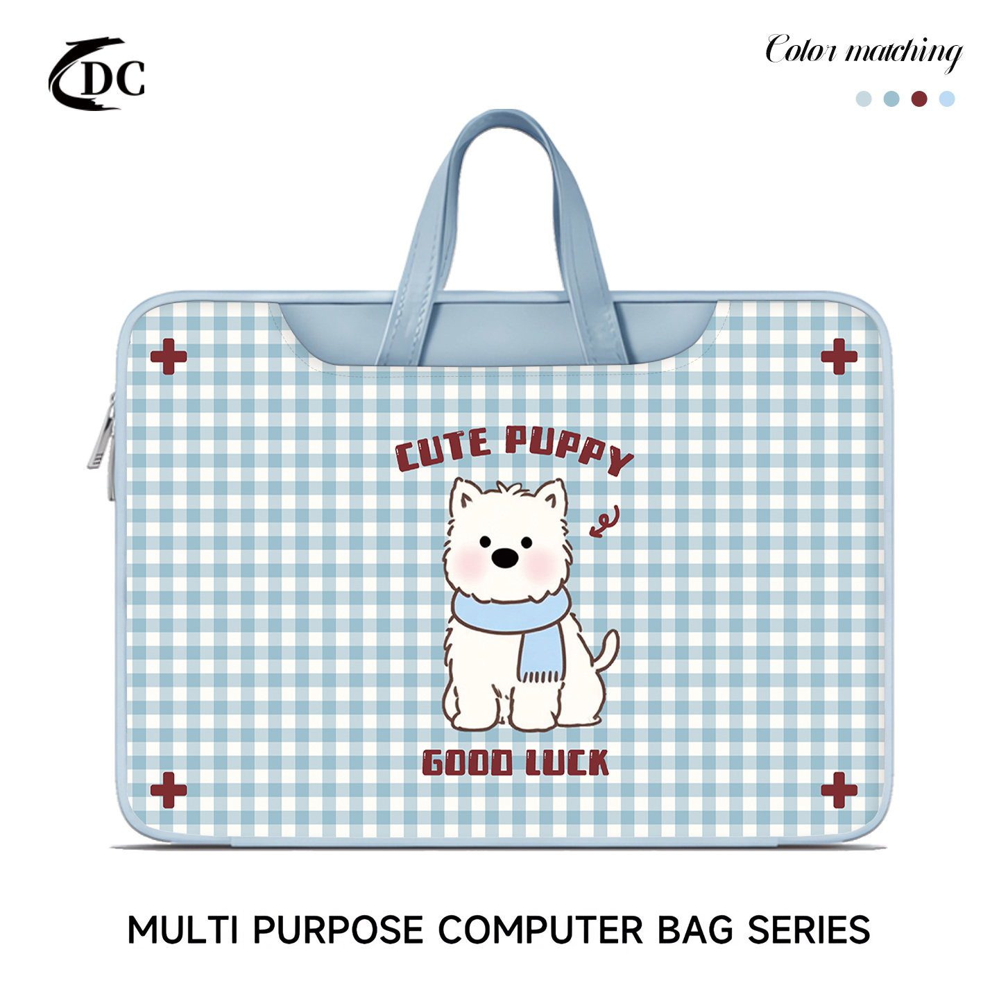 西高地小狗笔记本电脑包防震防摔