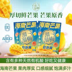 溜溜梅海南芒果抱抱梅100g青梅夹芒果无核酸甜蜜饯果干果脯梅子干