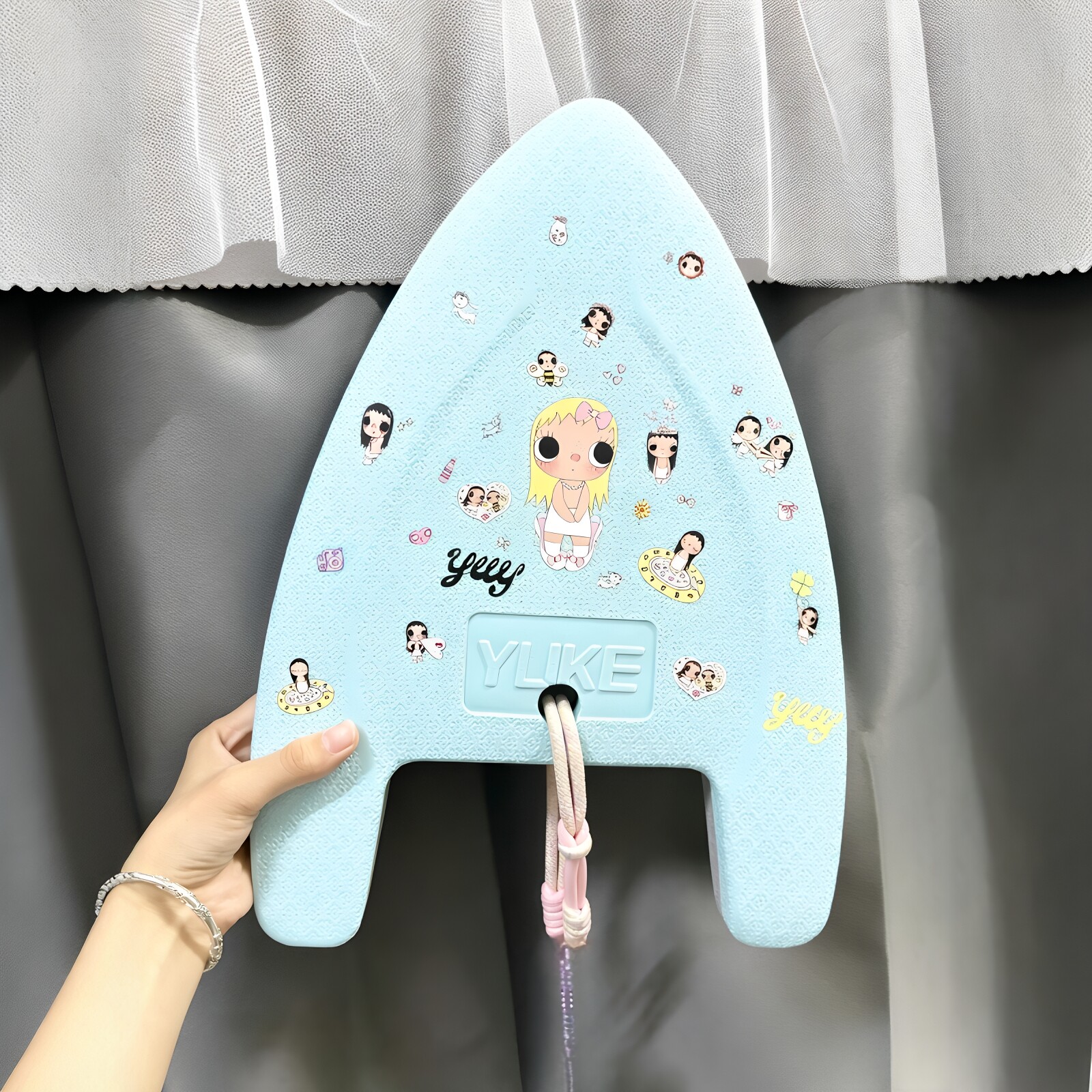 游泳浮板小玉防水装饰贴图片
