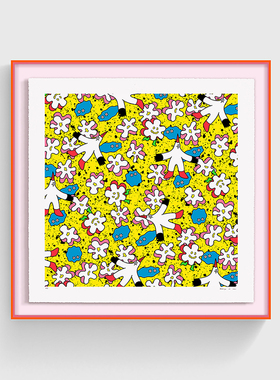 印物所出品FELIX_勺子「BIRDMAN & candy flower」限量签名99版画