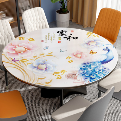 博贤德圆形桌垫免洗防水防油