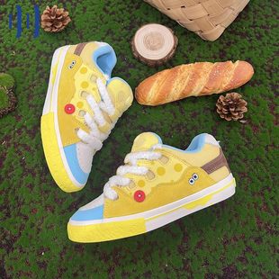 顽刻官方面包鞋 海盐配色BAKE复古休闲男女国潮滑板鞋