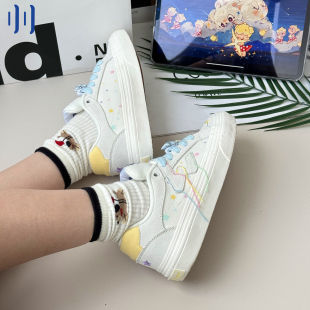 顽刻官方幸运星小星星秋季 校园风W系列低帮男女国潮滑板鞋