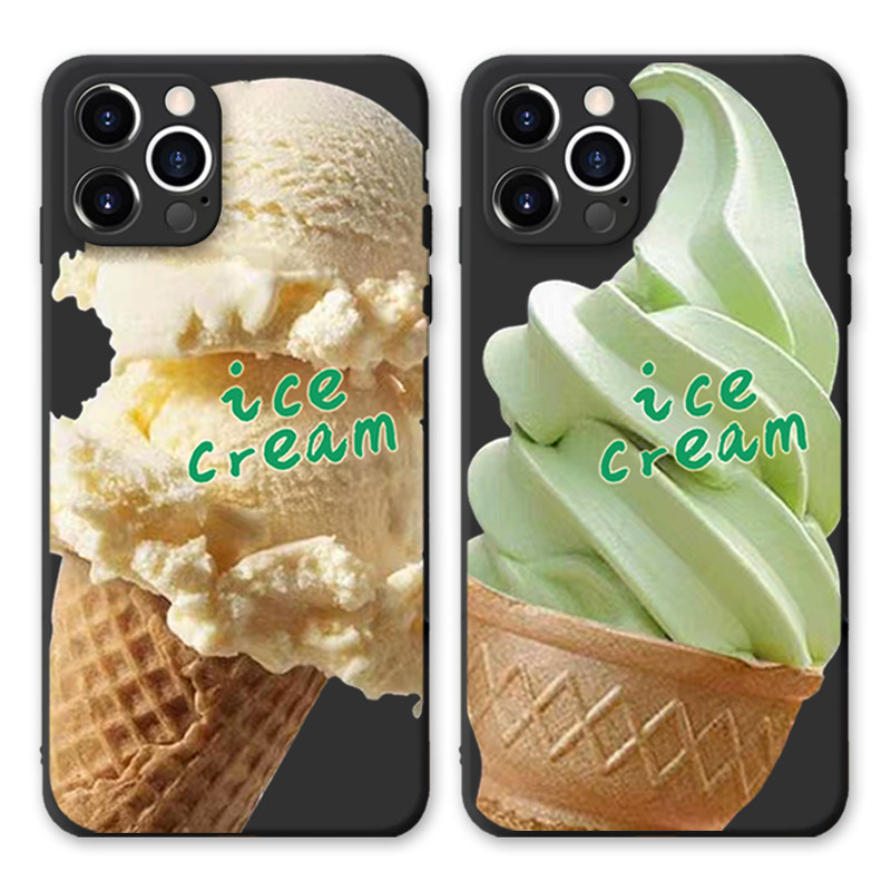 个性简约冰淇淋ice适用新款苹果13iPhone14Promax12透明软硅胶恶搞小米荣耀oppovivo三星情侣手机壳套防,3C数码配件,手机保护套/壳,淘宝优惠券,粉丝福利购,淘宝优惠卷