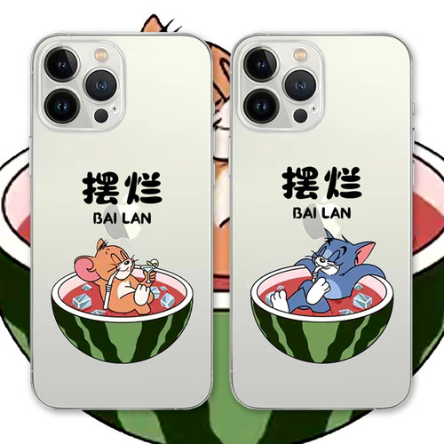 猫和老鼠硅胶苹果卡通