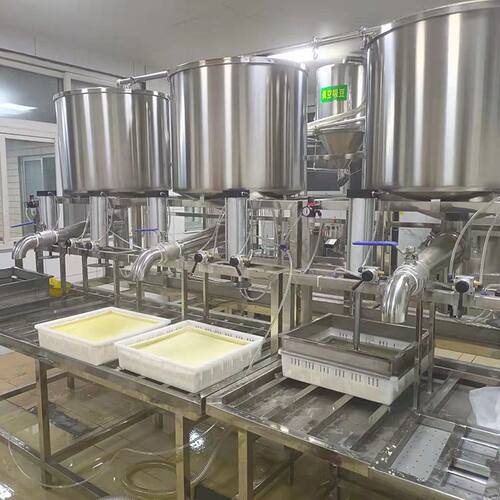 智能豆腐机器设备 商用豆腐机厂家  自动磨浆煮浆压制1人操作