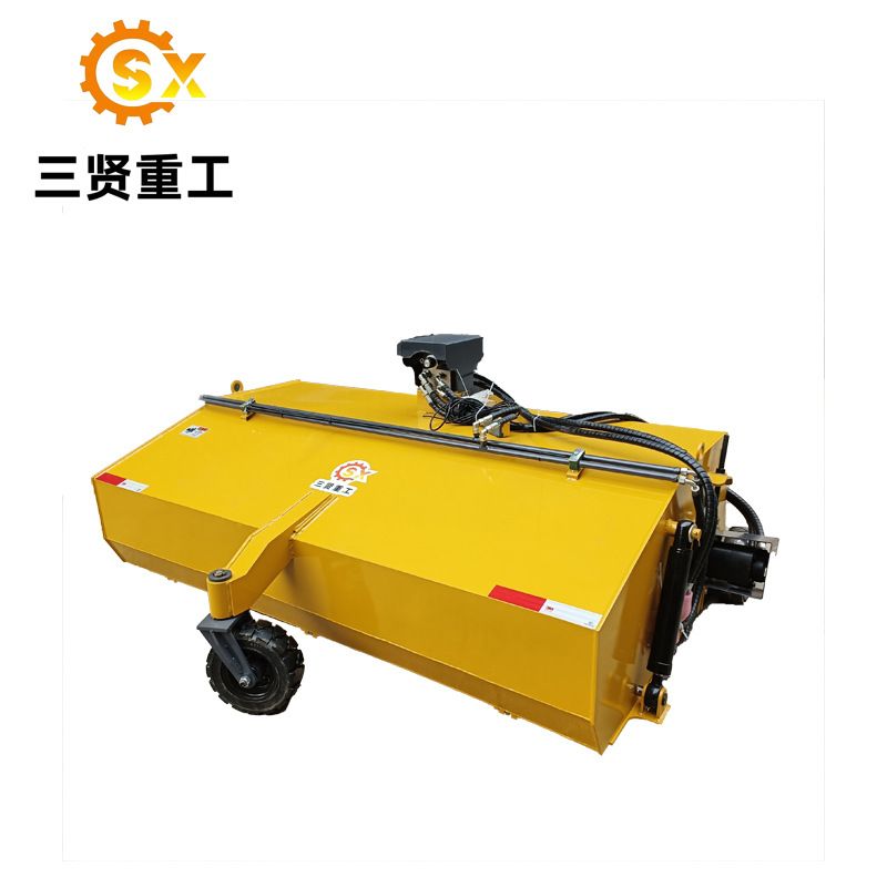 30装载机改装清扫器 铲车扫地机 工地小型道路清扫 可以液压卸料