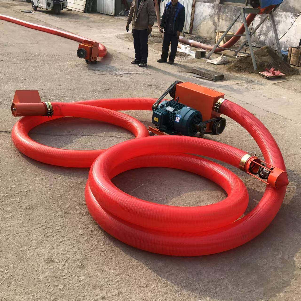 工业版软管螺旋输送机吸沙机上料机沙子水泥粉煤灰都可以输送上料,五金/工具,液压装卸车,淘宝优惠券,粉丝福利购,淘宝优惠卷