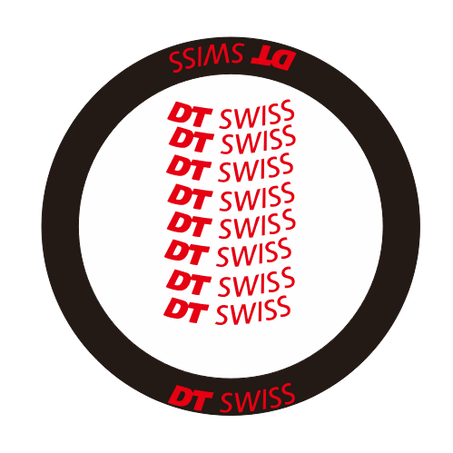适用DT swiss公路车轮组贴纸ARC1100超轻碳刀圈贴花改色logo定制