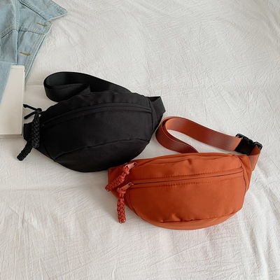 斜挎胸包简约百搭手机腰包单肩