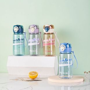 夏季 男女學(xué)生塑料杯高級感情侶太空杯戶外高顏值耐高溫直飲杯 韓版