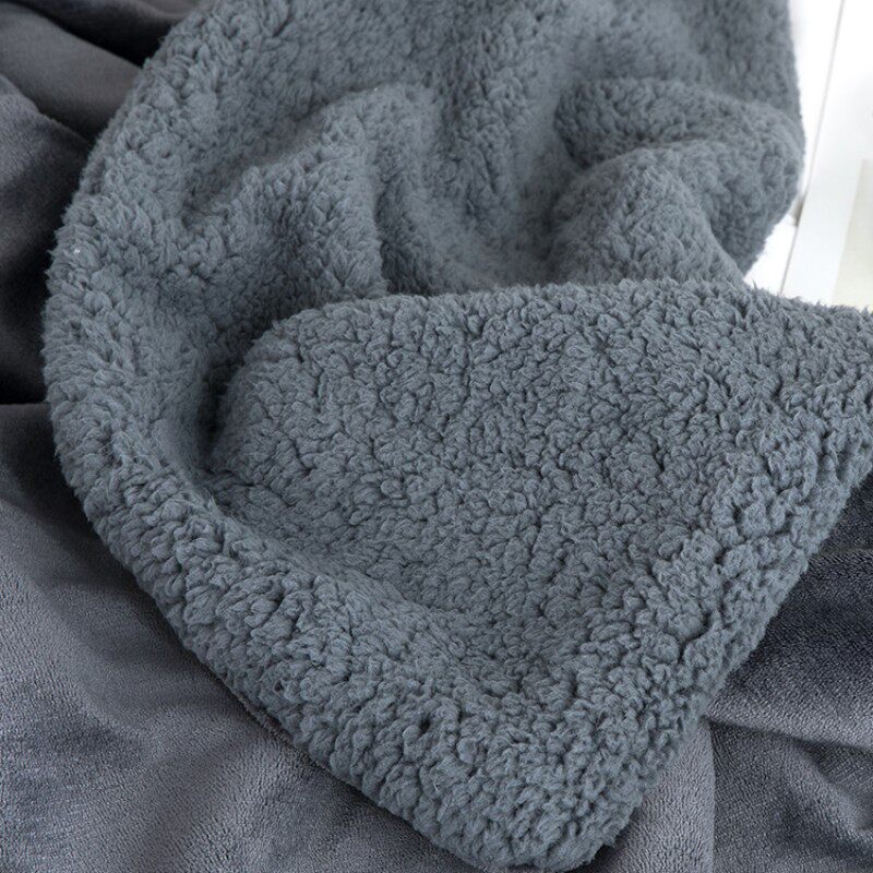 烤火箱取暖被子小毛毯烤火被羊羔绒双层加厚珊瑚绒架子毯子冬季