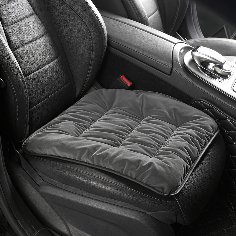 精选汽车坐垫单片车用座椅车载主驾驶单个车内垫子四季通用婴儿绒