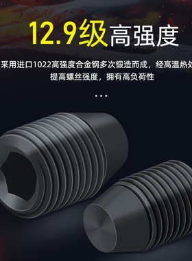 侧固刀柄螺丝LBK1/2/3/4/5/6镗刀紧固螺钉粗镗内六角螺丝锁紧螺丝