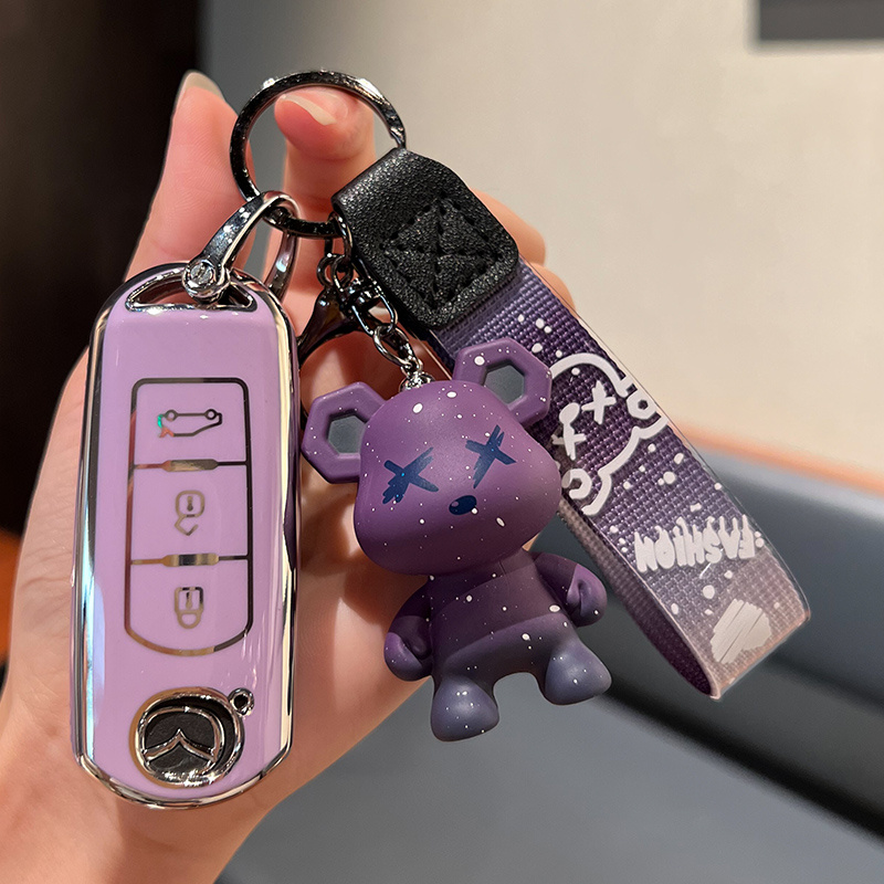 适用于马自达汽车钥匙套cx4包cx5昂克赛拉3阿特兹6睿翼7包cx9套钥