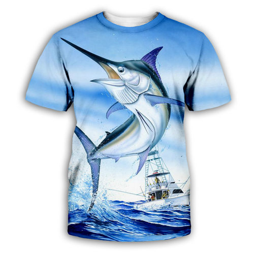Short sleeved 3d printed casual T-shirt短袖3d印花休闲短T恤