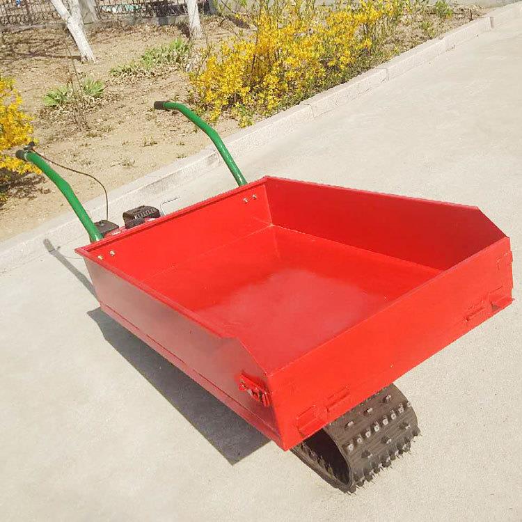 履发带式扶小型运车链轨爬山虎果手园田埂输小路手推卸货车厂家货