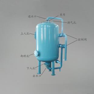 自来水除泥沙井水地下水除铁悬锰浮物不钢MFH锈全自动锰砂械机过