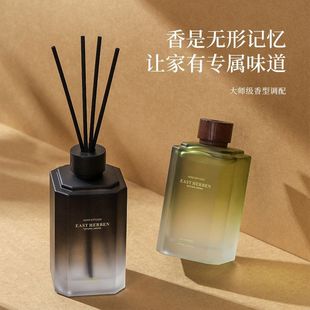 500ML四方香薰瓶经典 无火藤条挥发瓶精油扩香玻璃高级感家用持久