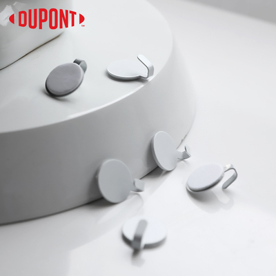 杜邦迷你免钉墙贴挂钩厨卫免钉墙贴强力粘钩门后挂钩圆形金属挂钩